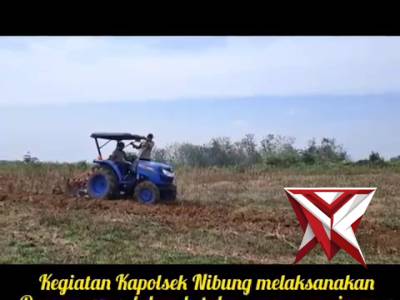 Polsek Nibung siapkan Lahan Jagung di Kelurahan Karya Makmur