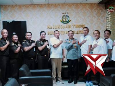 Kapolda Sumsel Laksanakan Lawatan Kerja ke Kejati Sumsel, Perkuat Sinergitas Penegakan Hukum