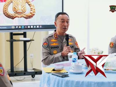 KAPOLDA SUMSEL MEMIMPIN KEGIATAN COFFEE MORNING