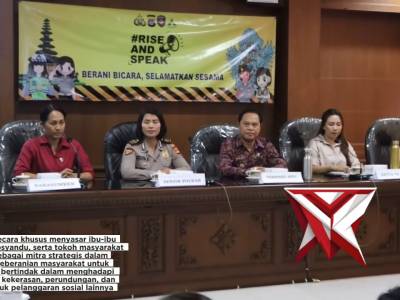 olwan Polres Badung Gaungkan 'Rise and Speak' Ajak Masyarakat Berani Bicara, Selamatkan Sesama
