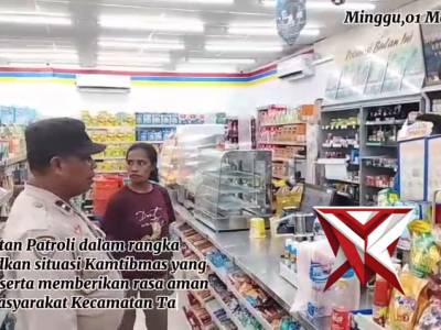 GIAT PATROLI KRYD POLSEK TANIWEL