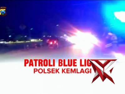 Patroli Blue Light Polsek Kemlagi - PoliceTube
