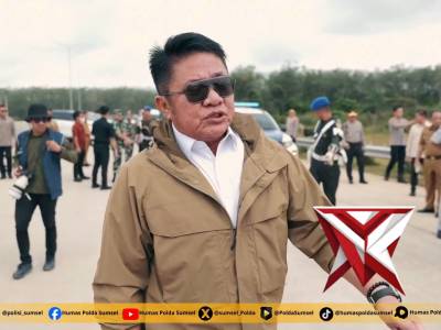 Kapolda Sumsel Patroli Dialogis dan Pengecekan Jalur Tol Kapal Betung