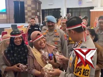 Gerakan Pangan Murah Polres Magetan hadir untuk masyarakat. Melalui bazar murah ini, berbagai kebutu