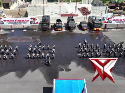 Kapolda Buka Pendidikan Pembentukan Bintara Polri TA 2025 di SPN Polda Sulut,