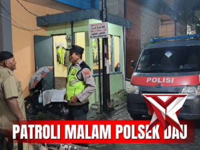 PATROLI MALAM POLSEK DAU