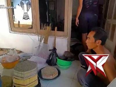 Penyampaian terkait Himbauan larangan penggunaan petasan oleh Kasihumas Polres Bangkalan