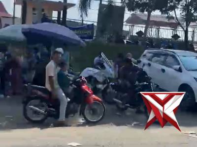 Pantau arus di onjek wisata danau aur polres musi rawas sumsel - PoliceTube