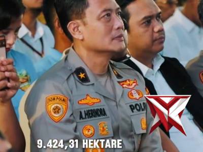 Kapolri Pimpin Tanam Raya Jagung Kuartal I 2026 di Ogan Ilir