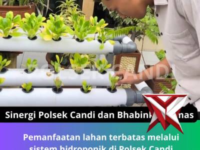 SINERGI POLSEK CANDI DAN BHABINKAMTIBMAS