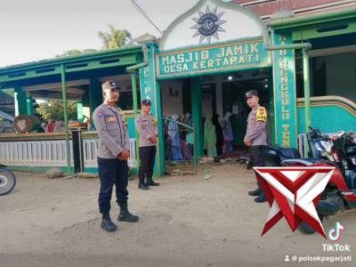 Kegiatan pengamanan sholat idul fitri umat Muhammadiyah