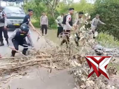 Polres Merauke Tangani Pembukaan Palang di Jalan Yobar