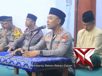 SUBUH BERJAMAAH KAPOLRES NGAWI DI DS. CANGAKAN, KEC. KASREMAN NGAWI