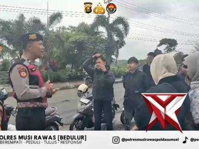 Aksi sigap kembali ditunjukkan oleh personel Polres Musi Rawas ?? Personel PAMAPTA II, AIPTU Rudi - PoliceTube
