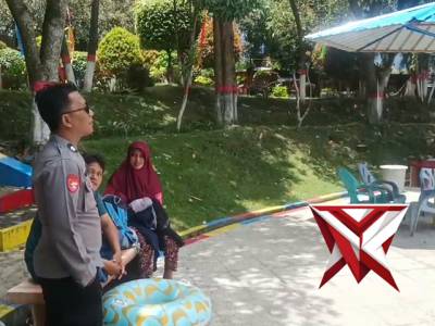 Patroli pantau tempat wisata air Balekambang, Desa Padi, Kec. Gondang.