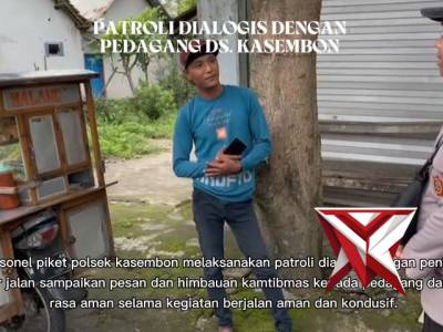PATROLI DIALOGIS DENGAN PEDAGANG DS. KASEMBON