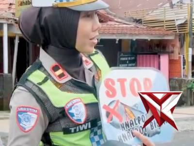 Ramadhan Hari ke-16, Satlantas Polresta Bengkulu Tebar Kepedulian dan Keselamatan Berlalu Lintas