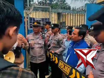 PAM UNJUK RASA KE KANTOR DEMOKRAT KAB. SUMENEP