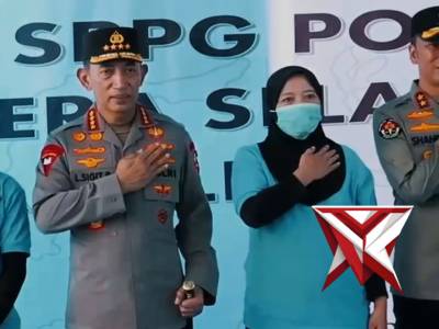 Kapolri Kunjungi SPPG Paakri Polda Sumsel, Relawan Terima Tali Asih