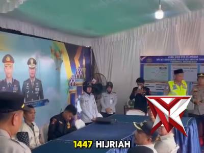 Forkopimda OKU Selatan tinjau posko mudik ops ketupat musi 2026 
Mudik aman keluarga bahagia