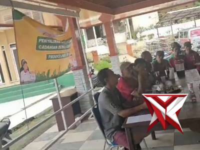 Semangat linmas dalam pembekalan