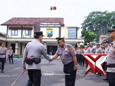 Upacara Kenaikan Pangkat Anggota Kediri Kota