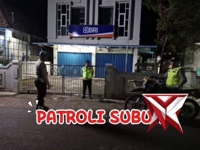 Patroli subuh polsek pampangan