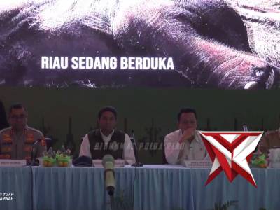 Konferensi Pers Pengungkapan Tindak Pidana Perburuan Satwa Gajah Sumatera
