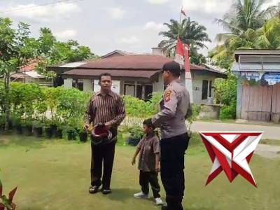 Himbauan Kamtibmas oleh Personil Polsek Langgam