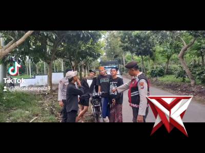 Jaga Kenyamanan Warga, Polsek Sempol Gelar Patroli Sore