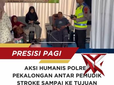 Seorang pemudik mengalami gejala stroke ringan saat beristirahat di rest area KM 338A Pekalongan