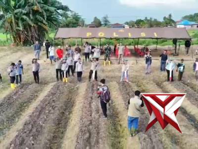 Panen Jagung Serentak Kuartal I tahun 2026 Polres Merauke