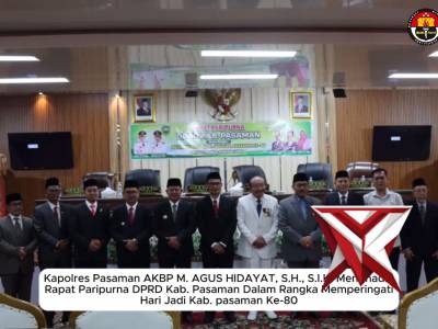 Kapolres Pasaman Hadiri Sidang Paripurna DPRD Kabupaten Pasaman dalam rangka HUT Kab Pasaman - PoliceTube