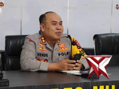 Zoom Meeting Anev Ops Ketupat Musi 2026 Pimpinan Kapolda Sumsel