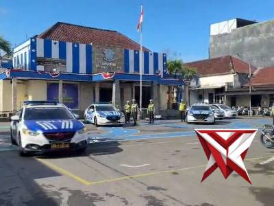 Simulasi Rekayasa Arus Lantas dalam Rangka PAM Mudik Lebaran Th 2026 Satlantas Polres Kediri Kota