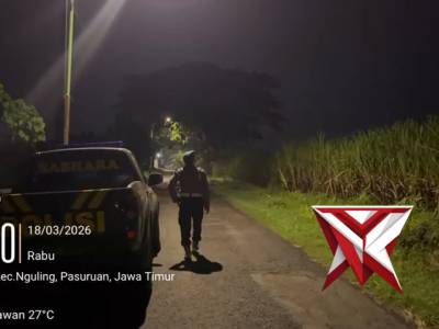 Patroli Bluelight Polsek Nguling