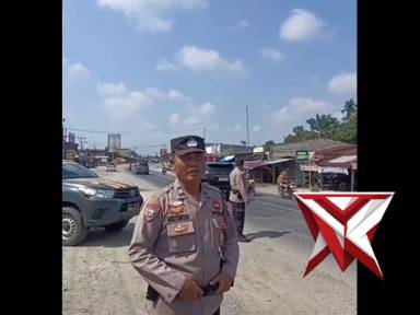 patroli jalur mudik lebaran polsek tanah putih