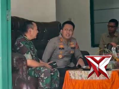 Kunjungan Kapolres Muba AKBP Ruri Prastowo dan Silahturahmi Kekoramil Babat Toman Kodim 0401 Muba