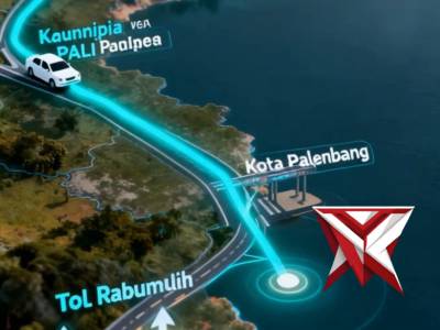 Petunjuk arah arus mudik di kab.musi rawas