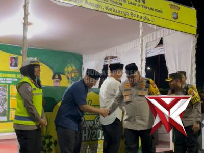 Kapolres Beltim Bersama Forkopimda Lakukan Peninjauan Pos Pelayanan Manggar Idul Fitri 1447 H