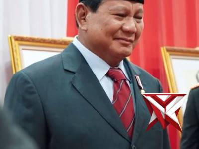 Pada acara penyematan Tanda Kehormatan Bintang Bhayangkara Utama kepada Menhan RI di Mabes Polri