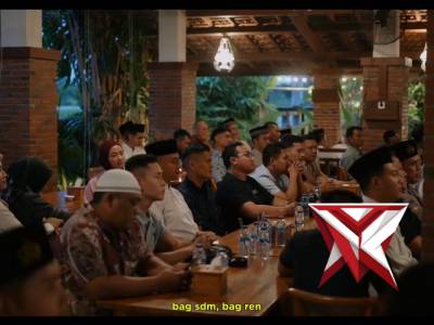 Sambung Roso dan Buka Puasa Bersama PJU dan Personel Bagian Polres Kediri
