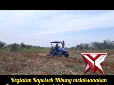 Polsek Nibung siapkan Lahan Jagung di Kelurahan Karya Makmur