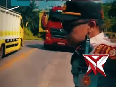 Kapolsek Tungkal Jaya Melaksanakan Gatur Lalin Jalintim