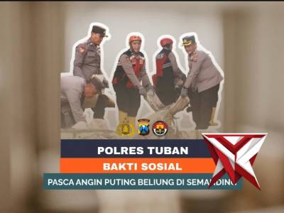 Polres Tuban melaksanakan kegiatan bakti sosial dan aksi tanggap darurat