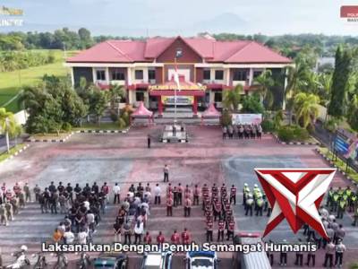 Polres Probolinggo Gelar Apel Kesiapan Pelayanan Malam Takbir