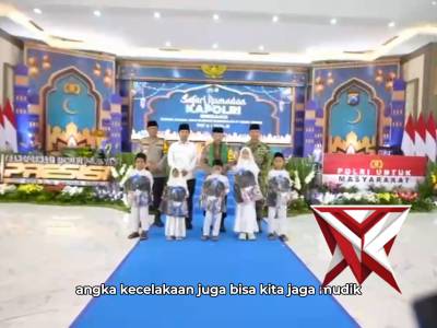 Dalam rangkaian Safari Ramadan di Jawa Timur, Sabtu (15/3). Kapolri Jenderal Polisi Drs. Listyo Sigi - PoliceTube