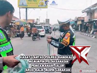 Pengamanan arus Balik Mudik Lebaran di sepanjang titik-titik rawan kemacetan