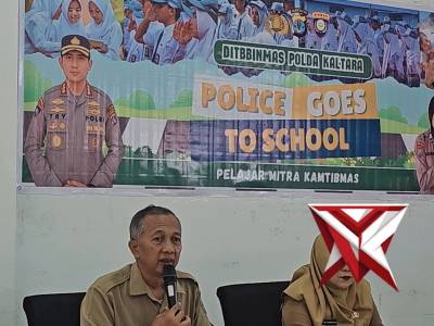 kegiatan sosialisasi bertajuk Police Goes To School