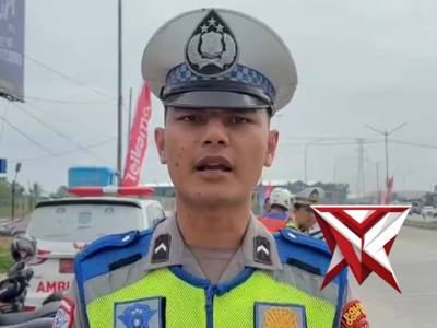 Live report pantauan arus pintu exit tol keramasan sat lantas polres ogan ilir